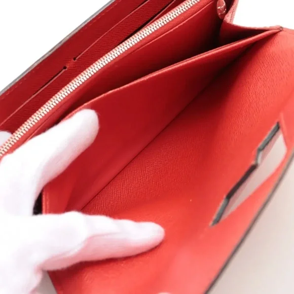 Louis Vuitton Epi Portefouille Twist Long Wallet Coquelicot Red M61179 - Picture 6 of 10